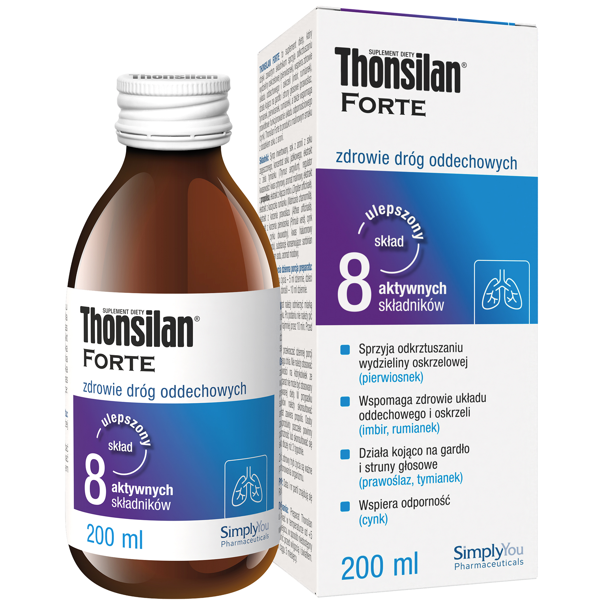 Thonsilan Forte syrop, 200 ml zdjęcie