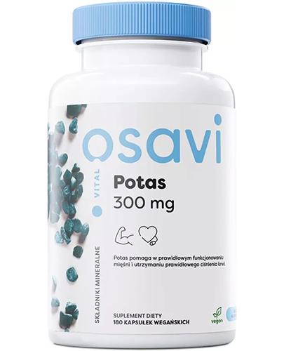 Potas 300 mg, 180 vegan kaps., cena, opinie, wskazania zdjęcie