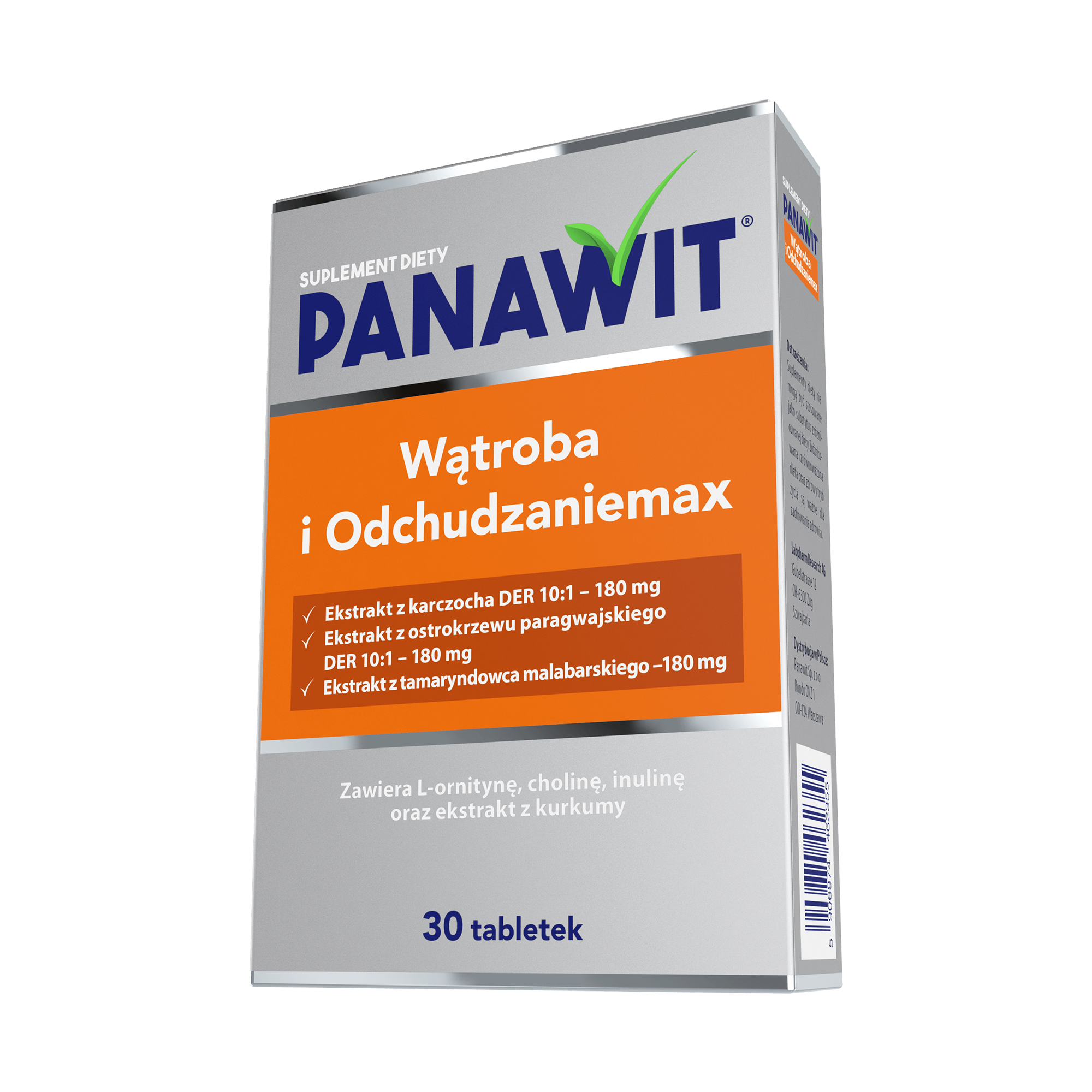 Panawit, Wątroba i Odchudzaniemax, tabletki, 30 sztuk