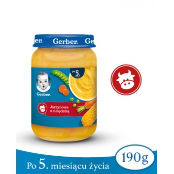 Nestlé Gerber Jarzynowa z cielęciną po 5 miesiącu 190 g