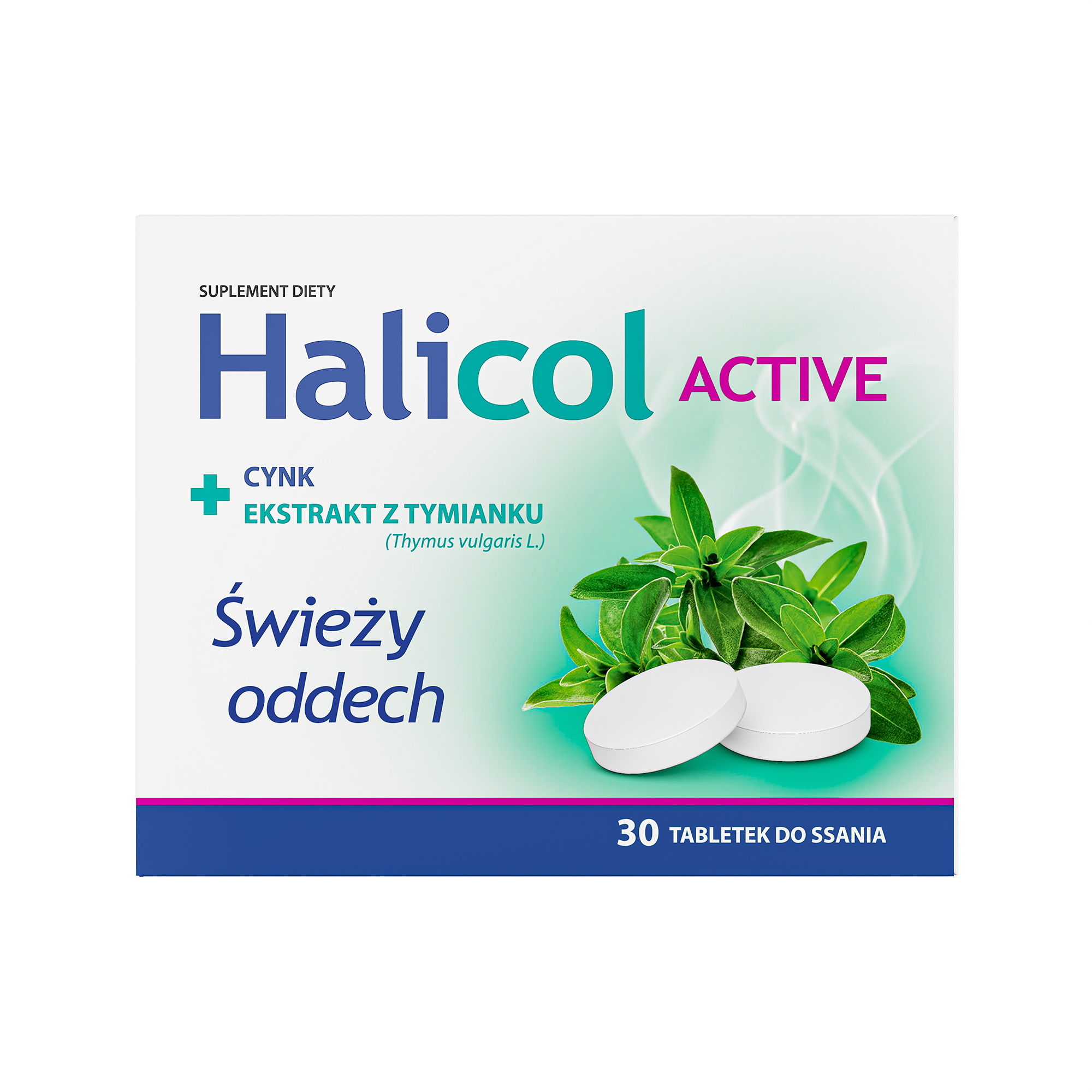 Halicol Active, tabletki do ssania, 30 sztuk zdjęcie