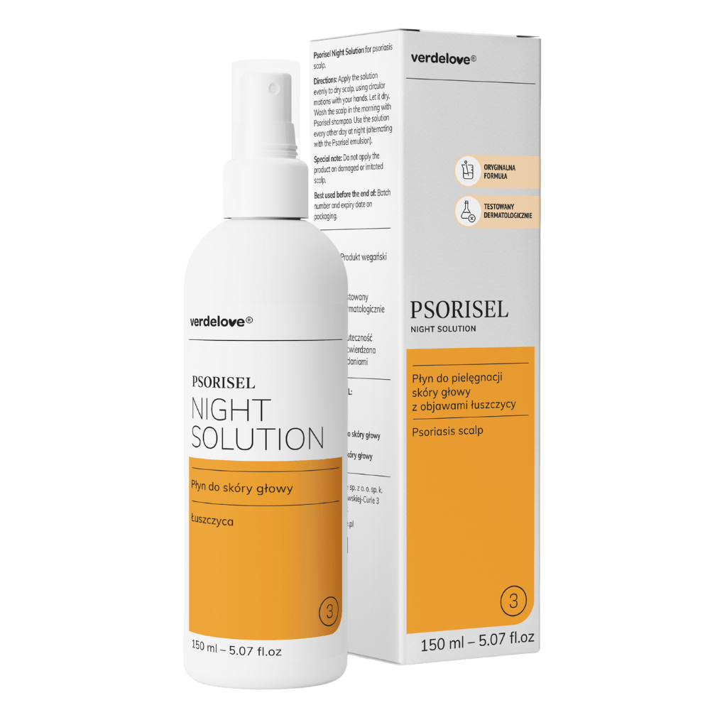 Verdelove Psorisel Night Solution Płyn na łuszczycę skóry głowy, 150 ml zdjęcie
