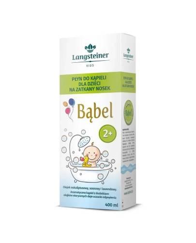 Langsteiner Kids, Bąbel, płyn do kąpieli dla dzieci na zatkany nosek 2+, 400 ml zdjęcie