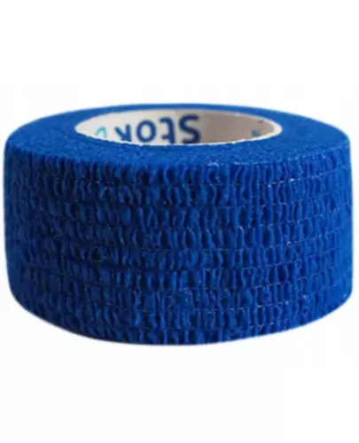 Stokban bandaż elastyczny samoprzylepny niebieski 2,5cm x 4,5m 1 sztuka zdjęcie