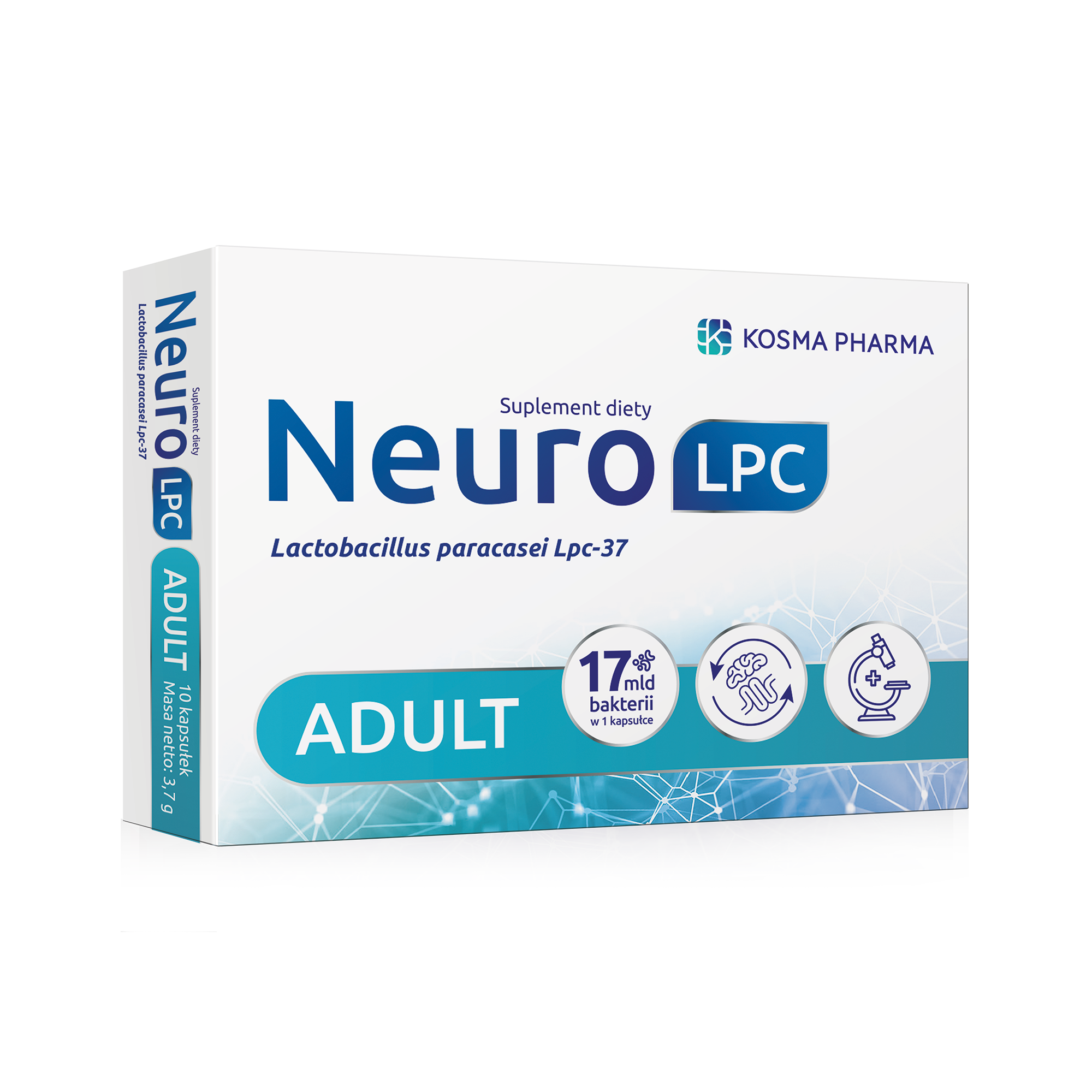 NeuroLPC Adult Psychobiotyk dla dorosłych, 10 kapsułek zdjęcie