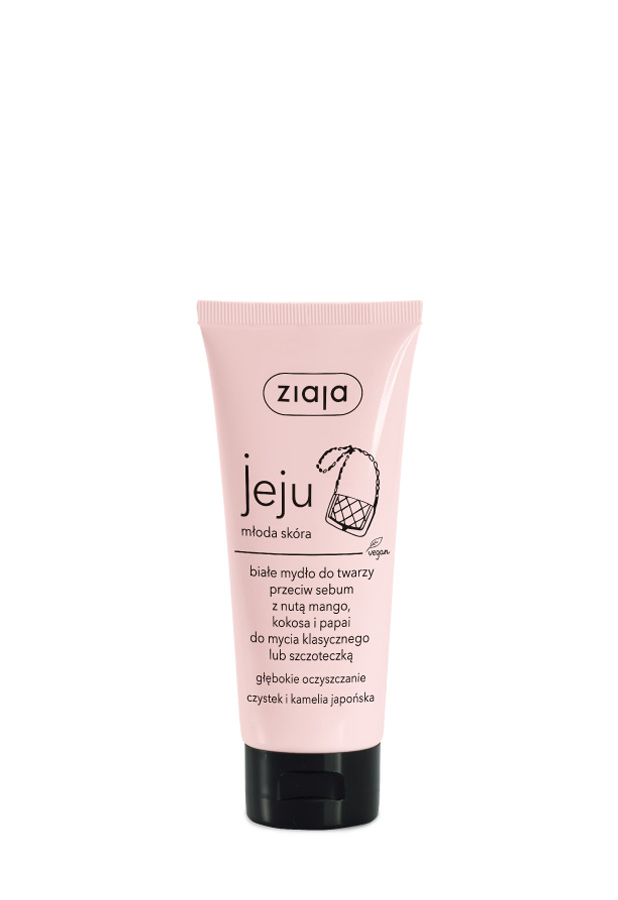 Ziaja Jeju białe mydło do twarzy przeciw sebum 75 ml zdjęcie