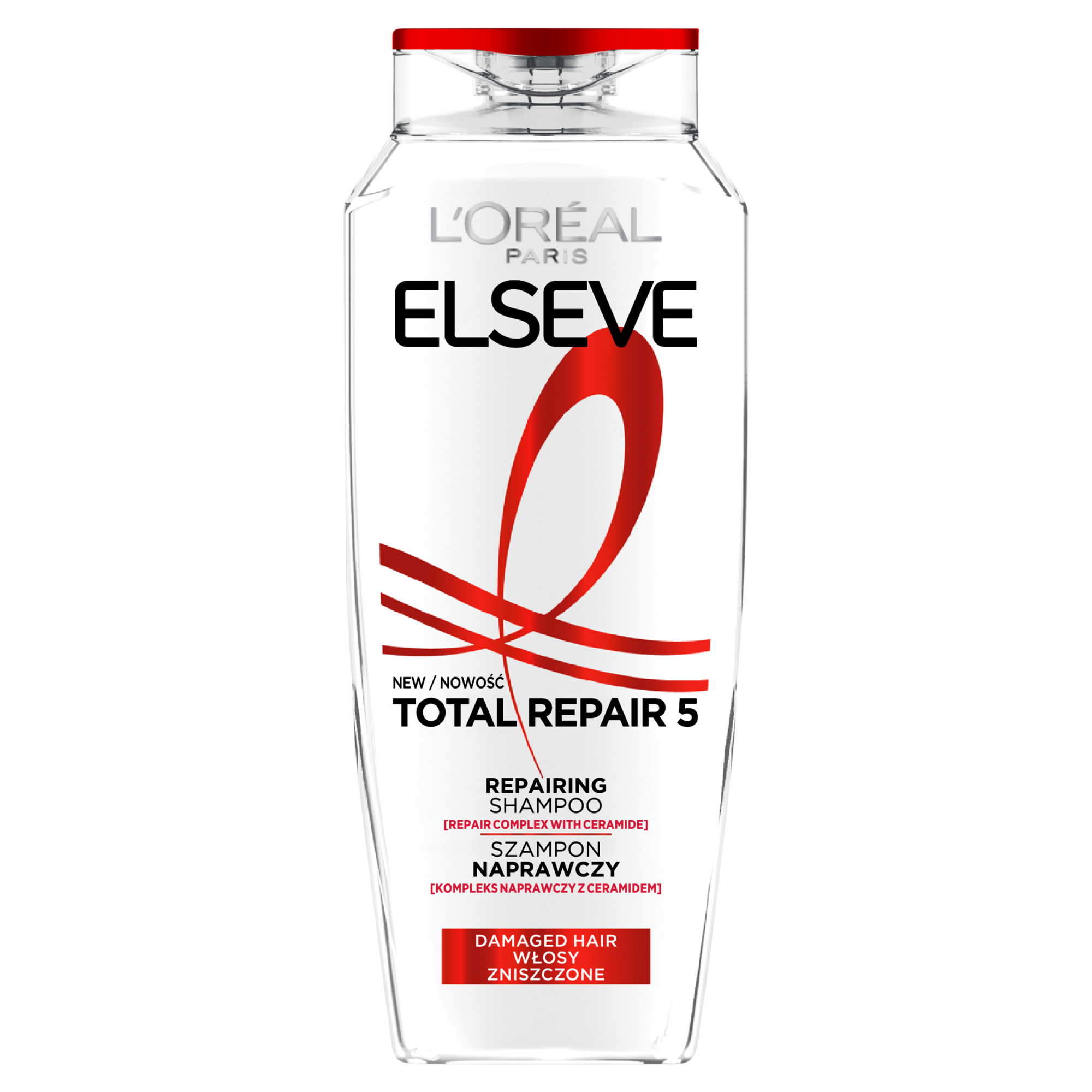 L'oreal Paris Elseve Total Repair 5 Szampon regenerujący włosy zniszczone - 400 ml  zdjęcie