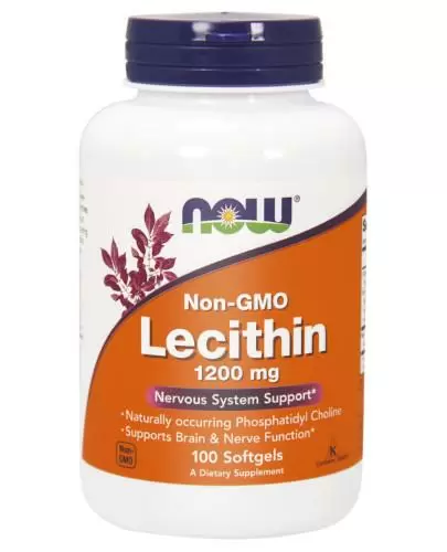 NOW Foods Lecithin 1200mg 200 kapsułek zdjęcie