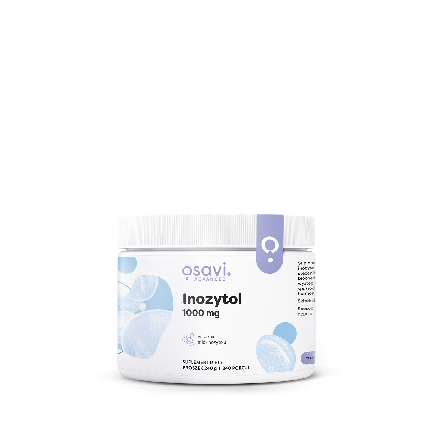 Osavi Inozytol Proszek 1000 mg, 240 g zdjęcie