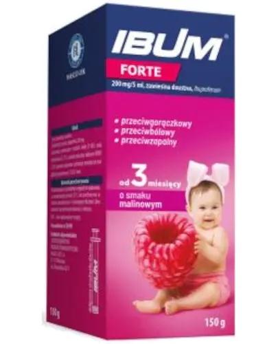 Ibum Forte, 200 mg/5ml, zawiesina doustna, 150 g zdjęcie