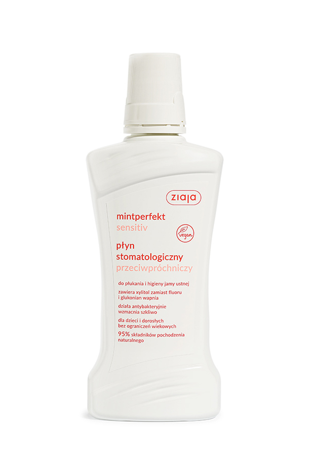 Ziaja, MintPerfekt Sensitiv, płyn stomatologiczny przeciwpróchniczy, 500 ml zdjęcie