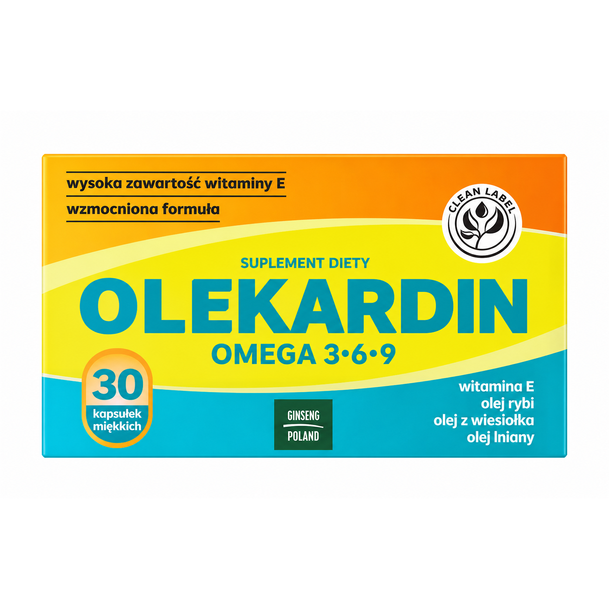 Olekardin Omega 3-6-9, 30 kapsułek