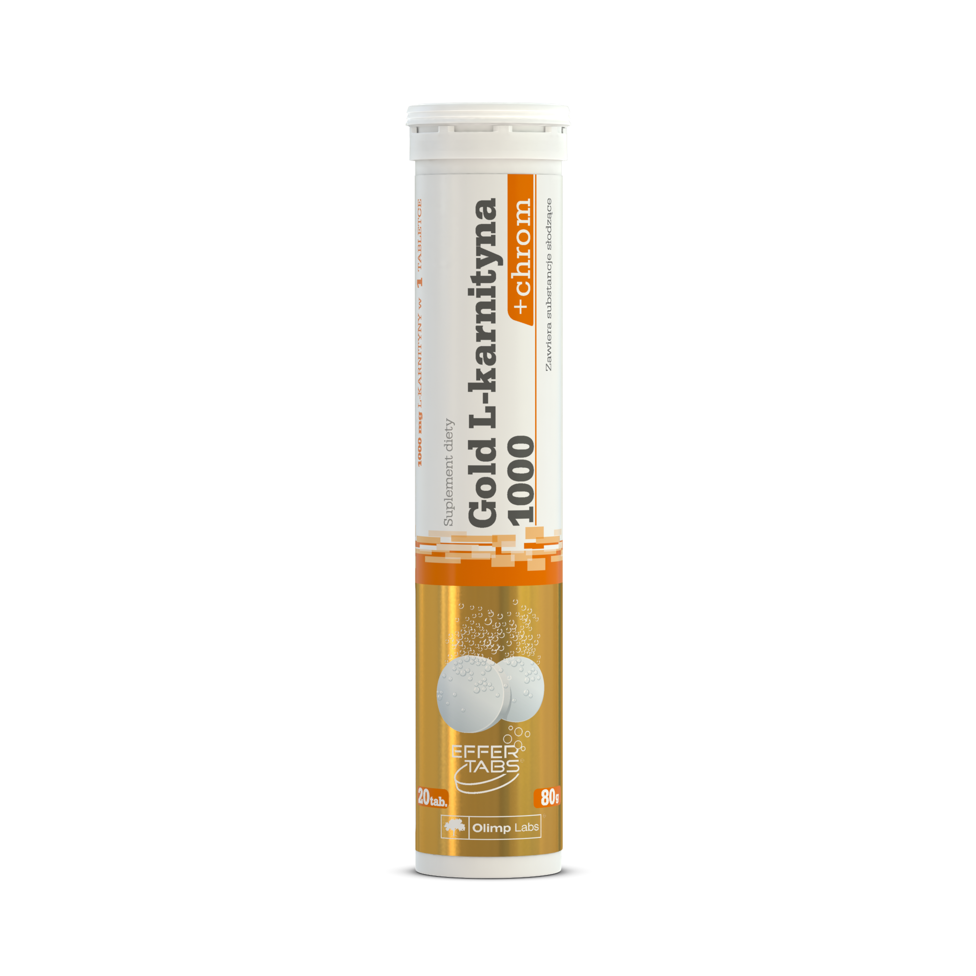 OLIMP GOLD L-KARNITYNA 1000 + CHROM - 20 tabl. mus. zdjęcie