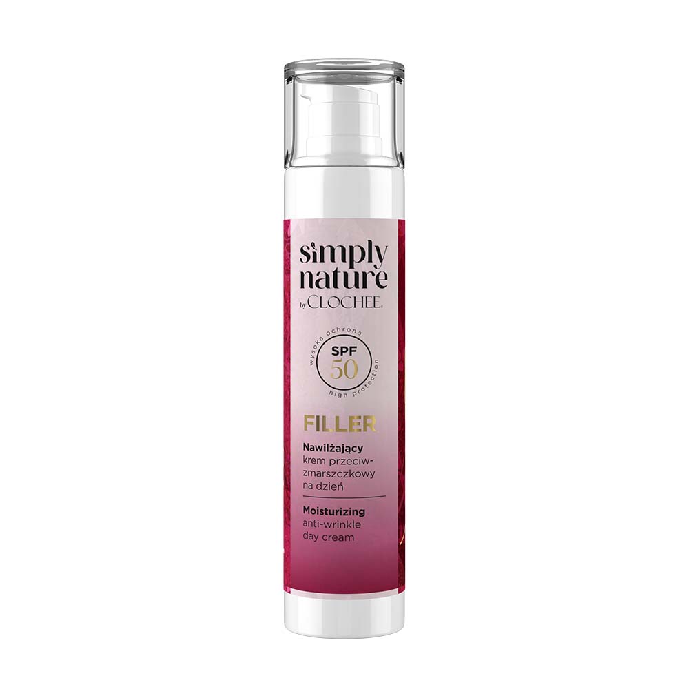 Clochee Simply Nature Filler  SPF 50 na dzień, 50 ml