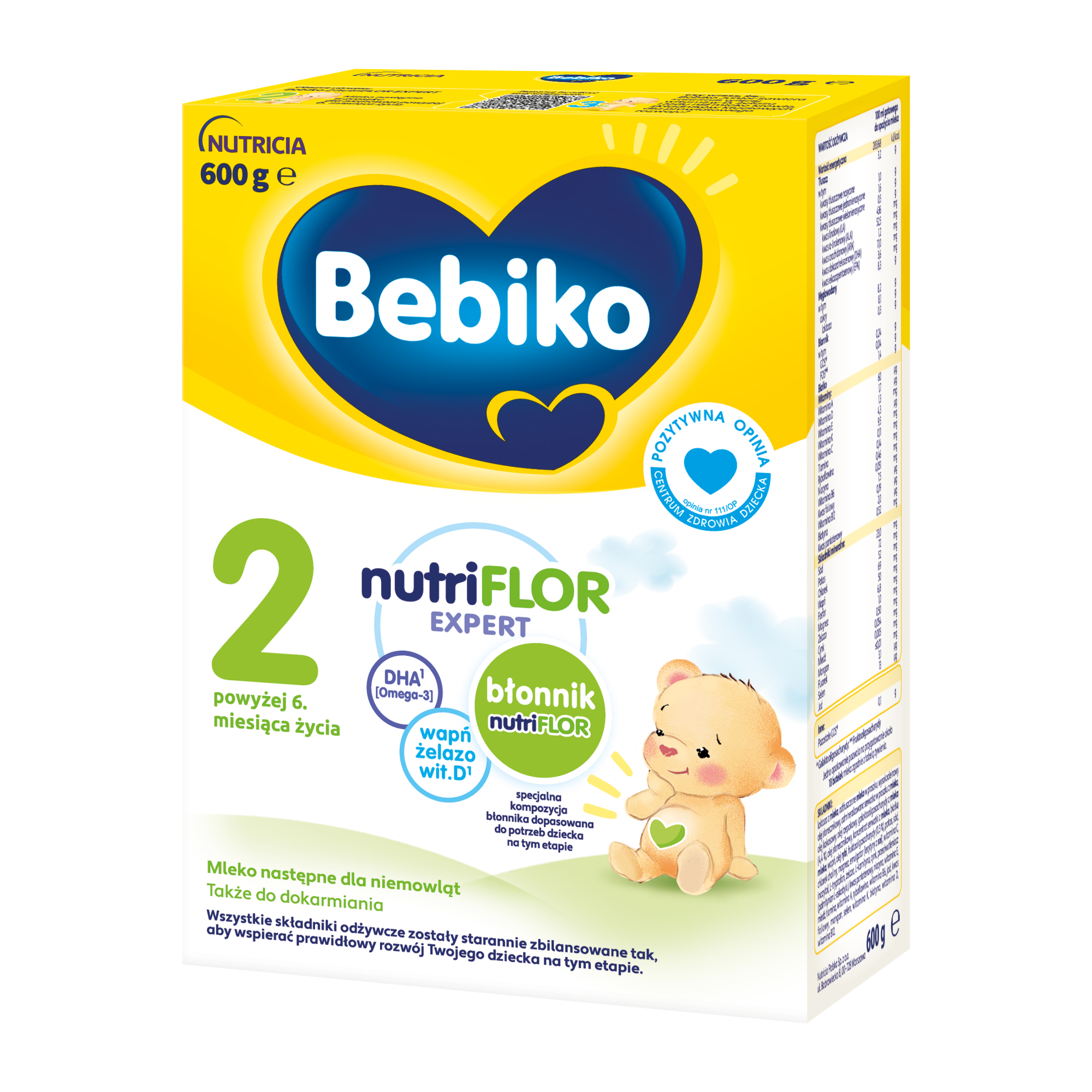 Bebiko 2 Nutriflor expert mleko następne po 6 miesiącu życia 600 g zdjęcie