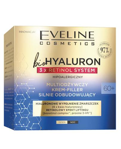 Eveline bioHyaluron 3 x Retinol System multiodżywczy krem-filler silnie odbudowujący 60+ 50 ml zdjęcie