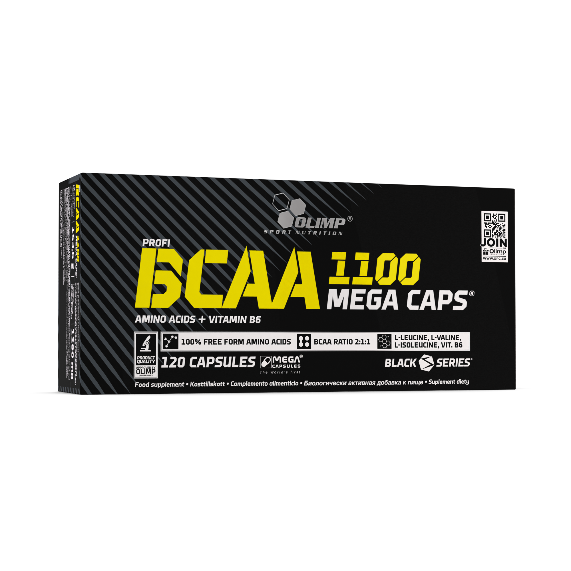 Olimp, BCAA Mega Caps 1100 mg 120 kapsułek zdjęcie