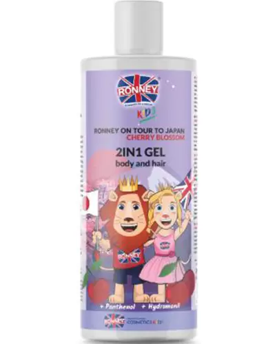 Ronney Kids delikatny żel do mycia ciała i włosów 2w1 o zapachu wiśniowym 300 ml zdjęcie