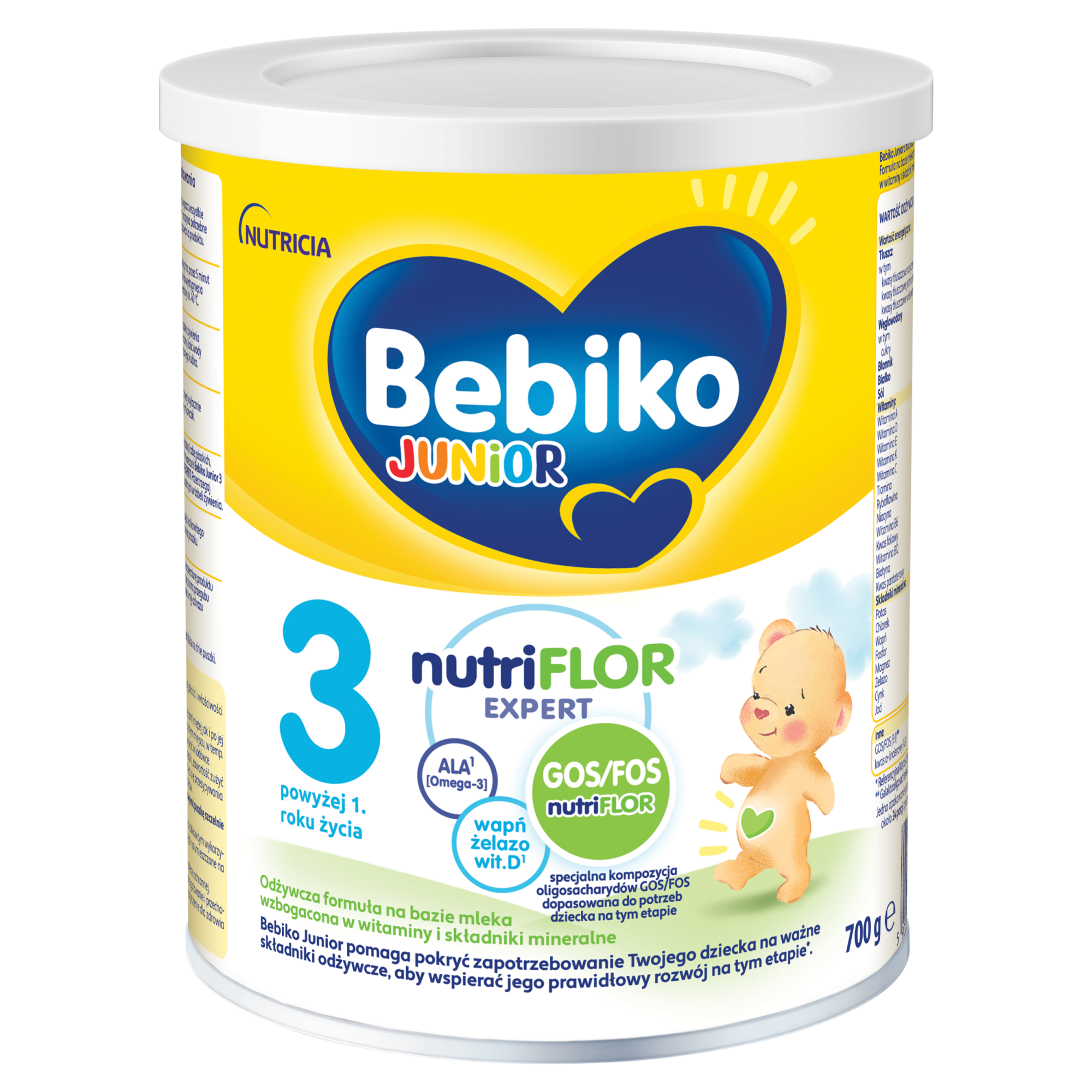Bebiko 3 Junior Nutriflor Expert mleko modyfikowane powyżej 1. roku życia 700 g zdjęcie