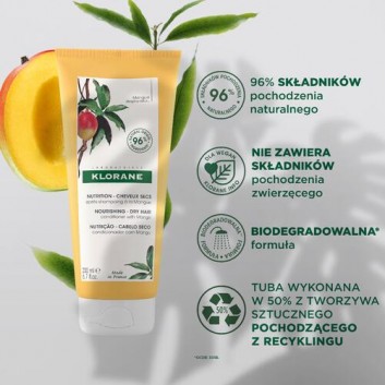 Klorane odżywka do włosów z mango 200 ml