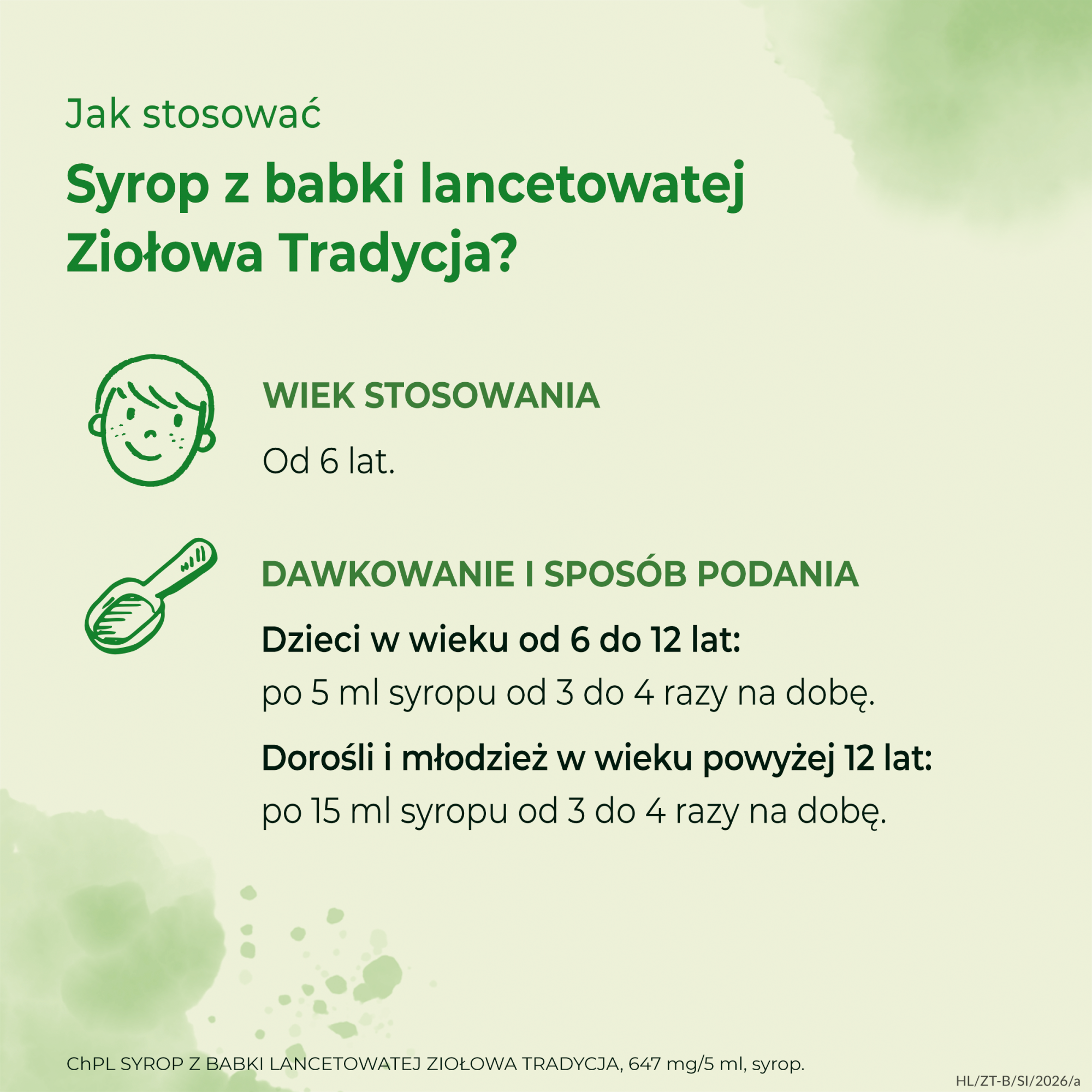 Ziołowa Tradycja syrop z babki lancetowatej 647 mg/5 ml syrop 125 g