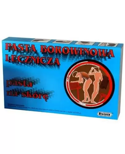 Pasta borowinowa lecznicza na skórę 18 cm x 30 cm 5 plastrów zdjęcie