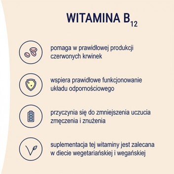 Naturell witamina B12 100 tabletek