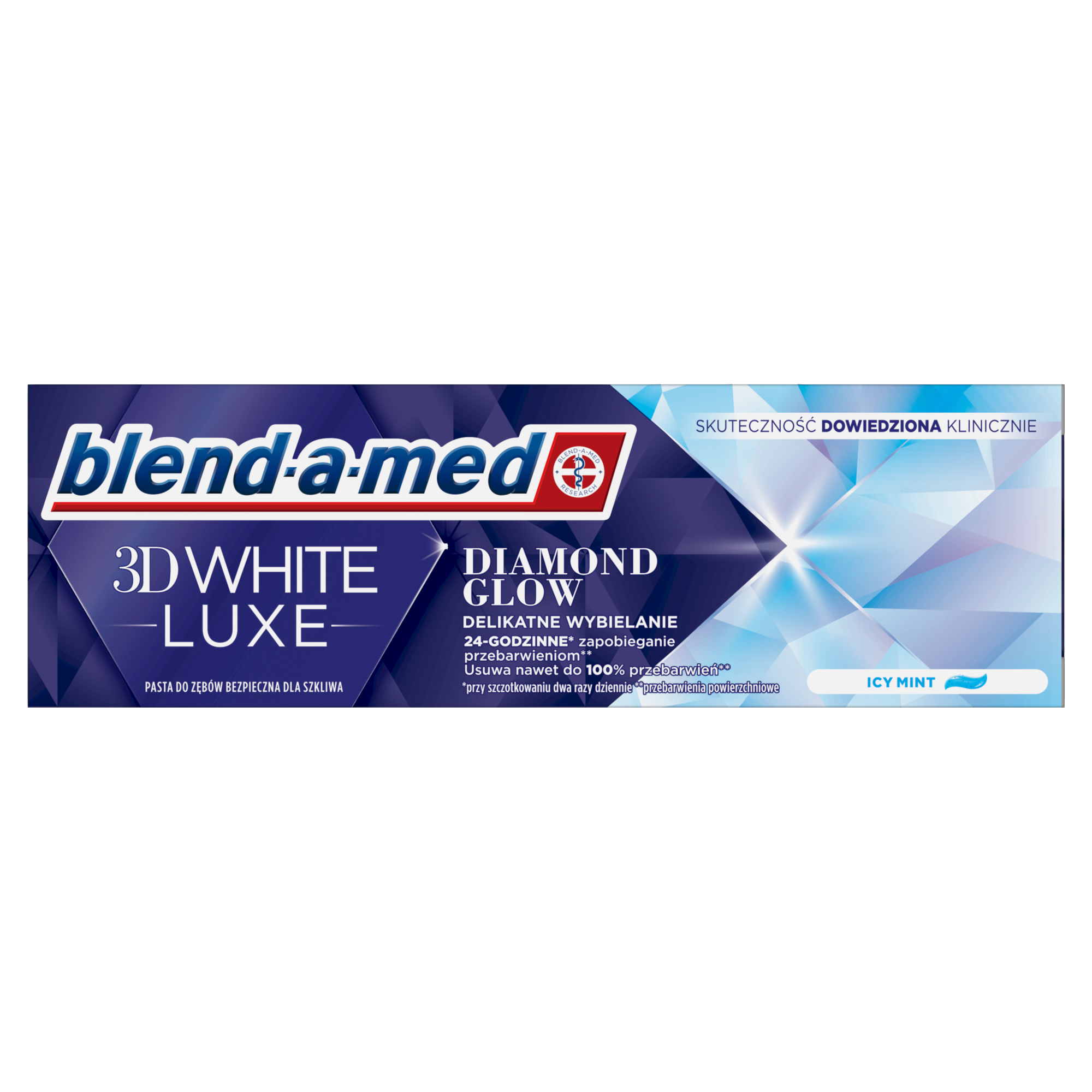 Blend-a-med Pasta 3D White Luxe Diamond Glow, 75 ml zdjęcie