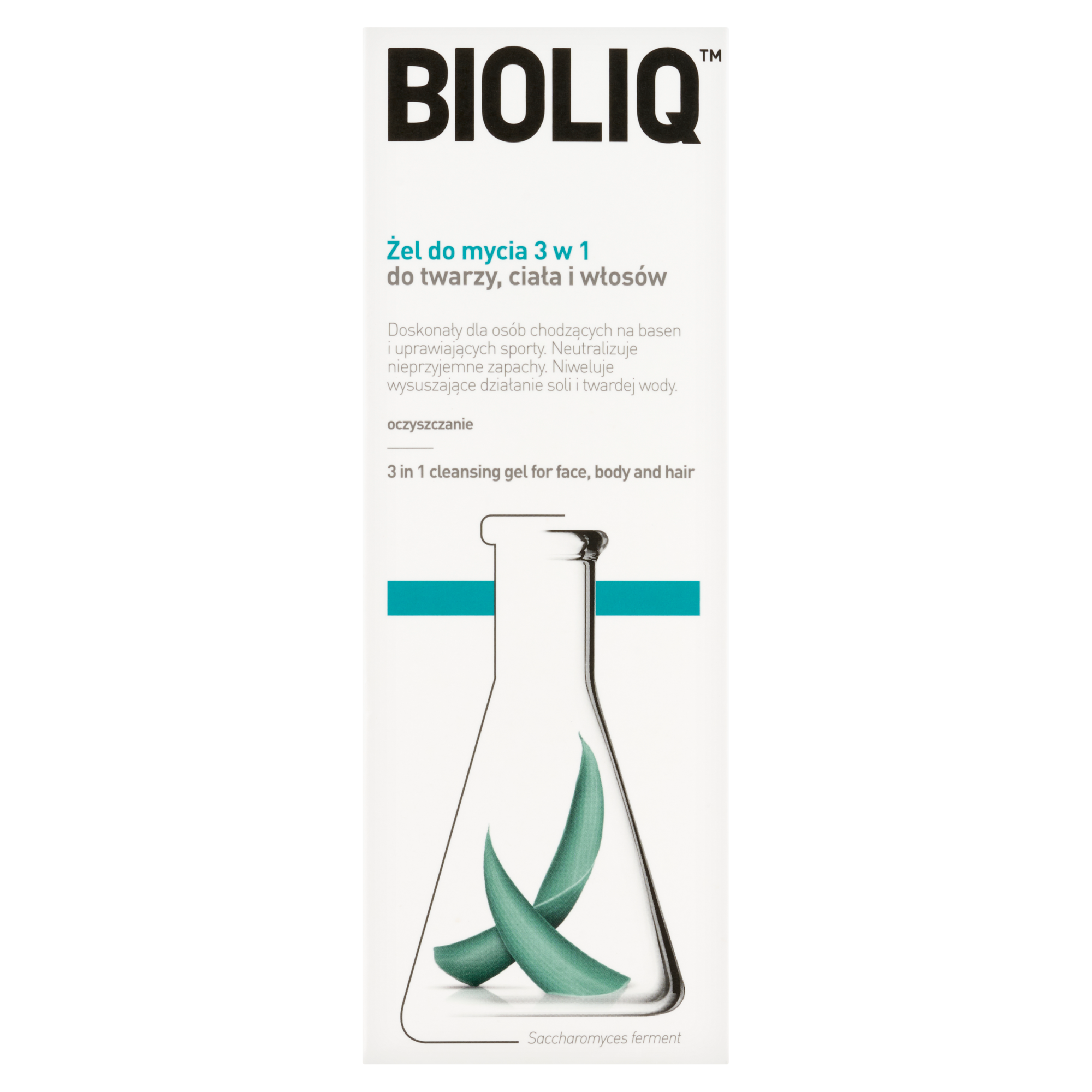 BIOLIQ CLEAN Żel do mycia 3w1 do twarzy,ciała i włosów - 180 ml zdjęcie