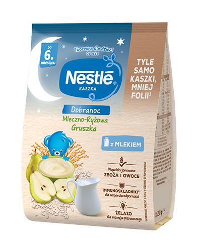 Nestle Dobranoc Kaszka mleczno-ryżowa gruszka po 6. m-cu - 230 g - cena, opinie, wskazania zdjęcie