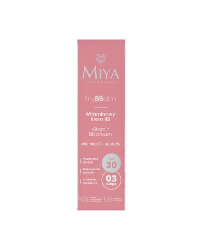 MIYA myBBalm Witaminowy krem BB SPF 30 03 beige, 30 ml zdjęcie