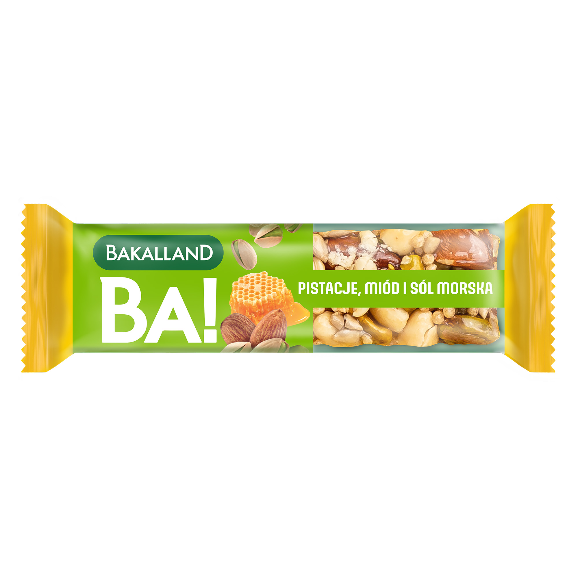 Bakalland Ba! Baton orzechowy Nuts Pistacja, 30 g  zdjęcie