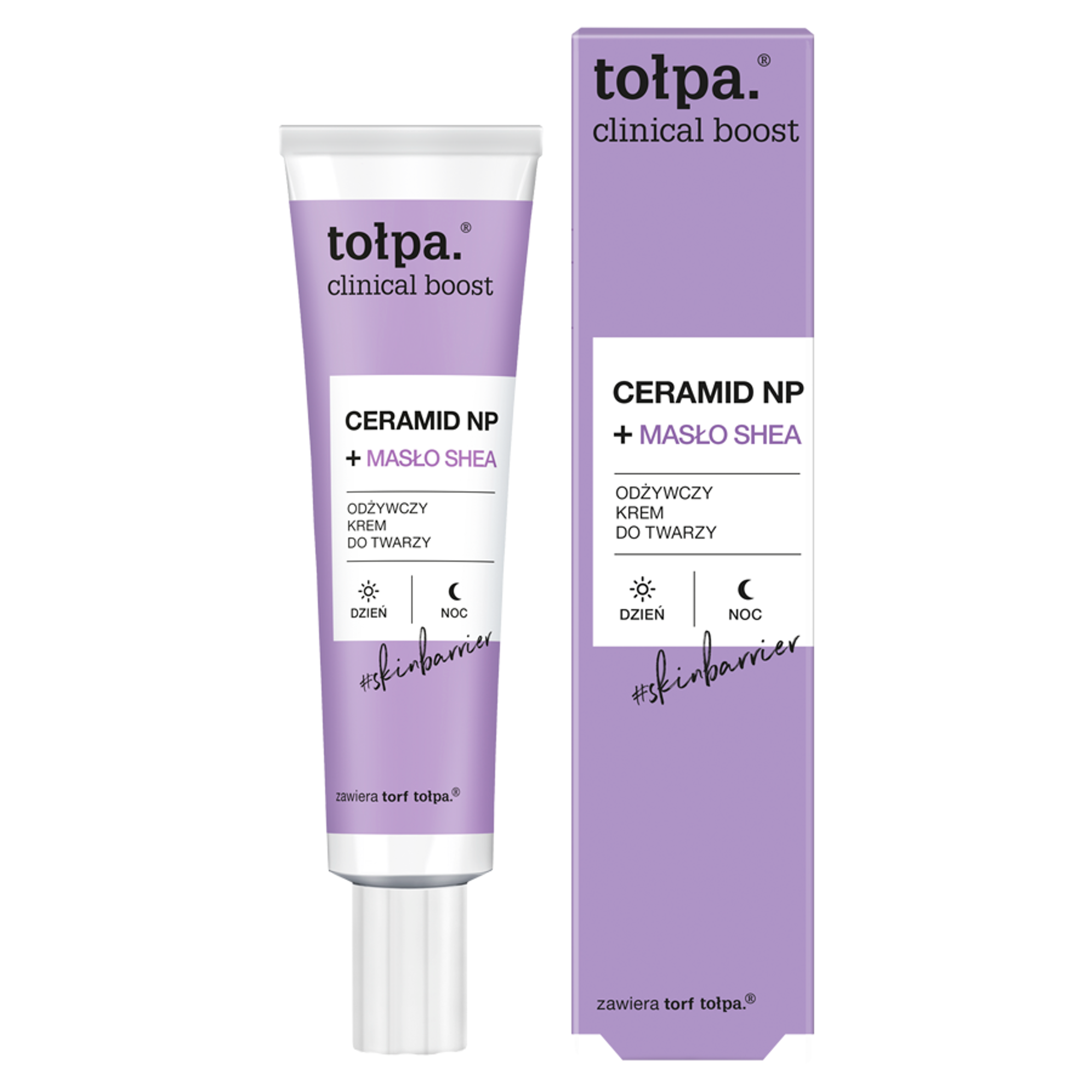Tołpa Cilinical boost Ceramidy + masło shea, Odżywczy krem do twarzy, 40 ml zdjęcie