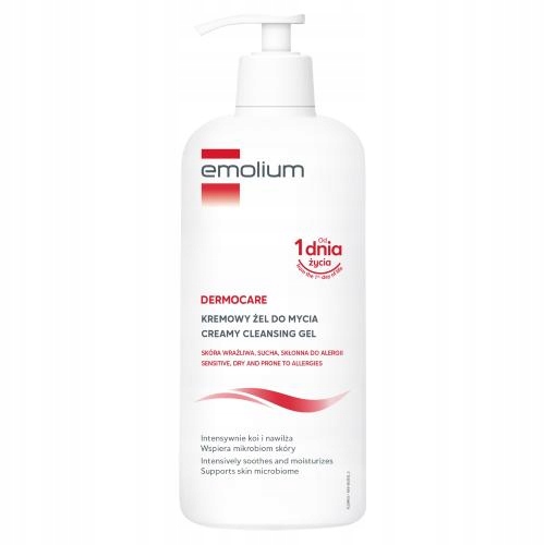 Emolium Dermocare Kremowy żel do mycia od 1 miesiąca 400 ml [NOWA FORMUŁA] zdjęcie