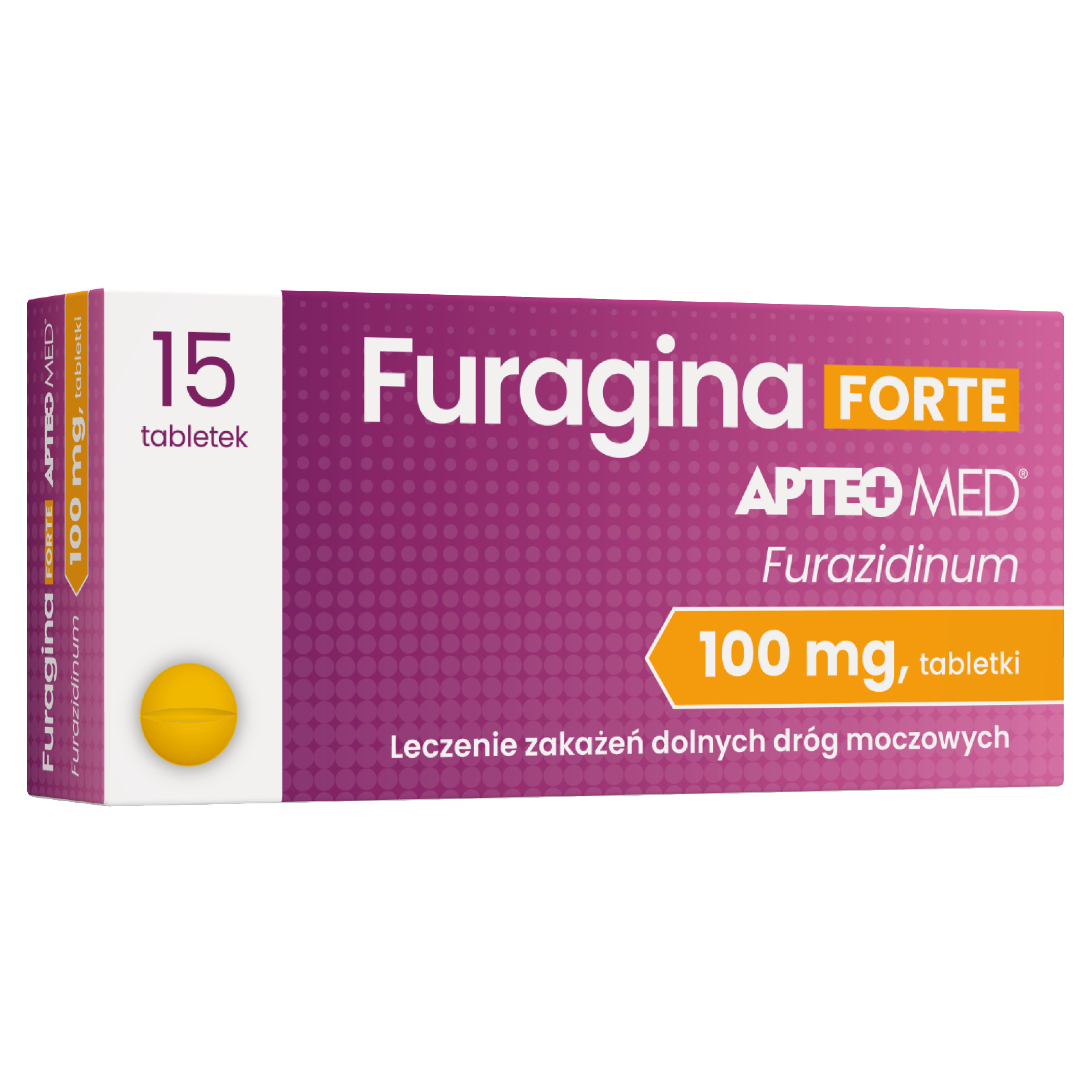 Apteo Med Furagina FORTE 100mg 15 tabletek zdjęcie