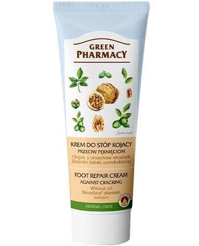 Green Pharmacy Krem do stóp gojący przeciw pęknięciom, 75 ml zdjęcie