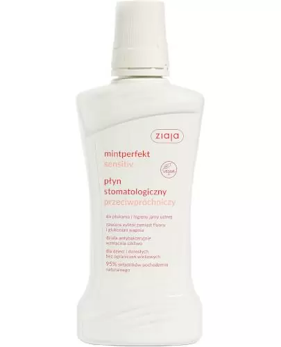Ziaja MintPerfekt Sensitiv płyn stomatologiczny przeciwpróchniczy 500 ml zdjęcie