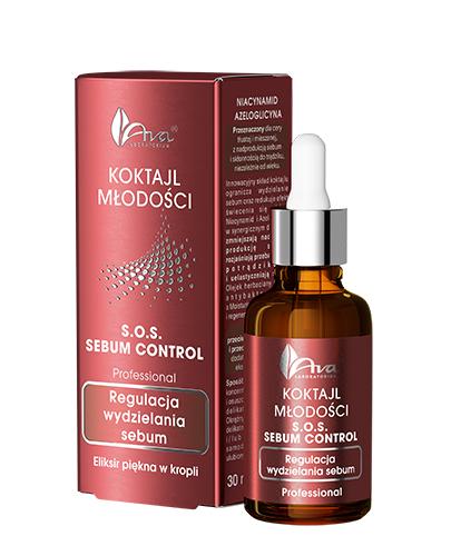 AVA KOKTAJL MŁODOŚCI SOS Sebum control, 30 ml zdjęcie