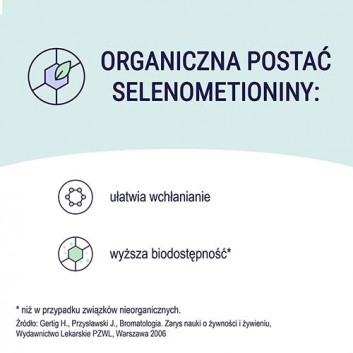 Naturell selen organiczny + E, 60 tabletek do ssania