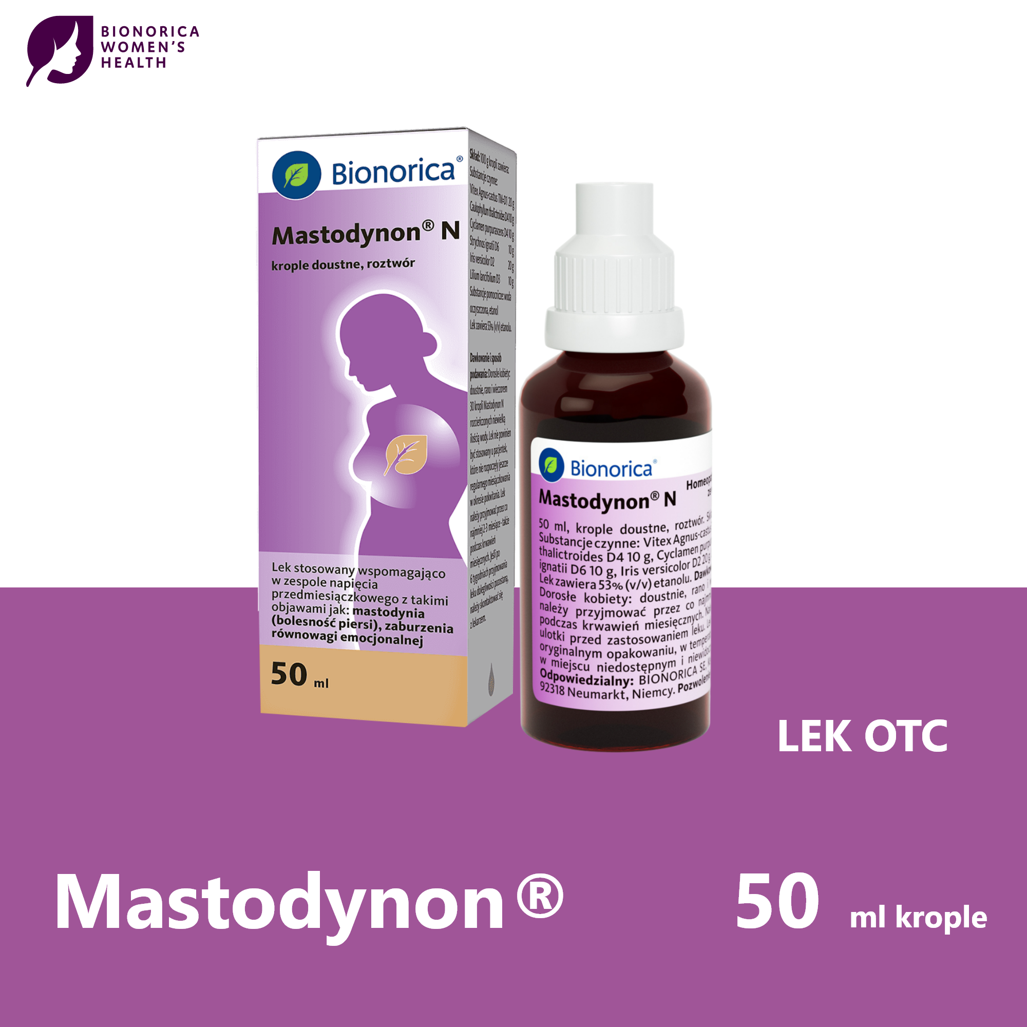 Mastodynon N, krople doustne, roztwór, 50 ml