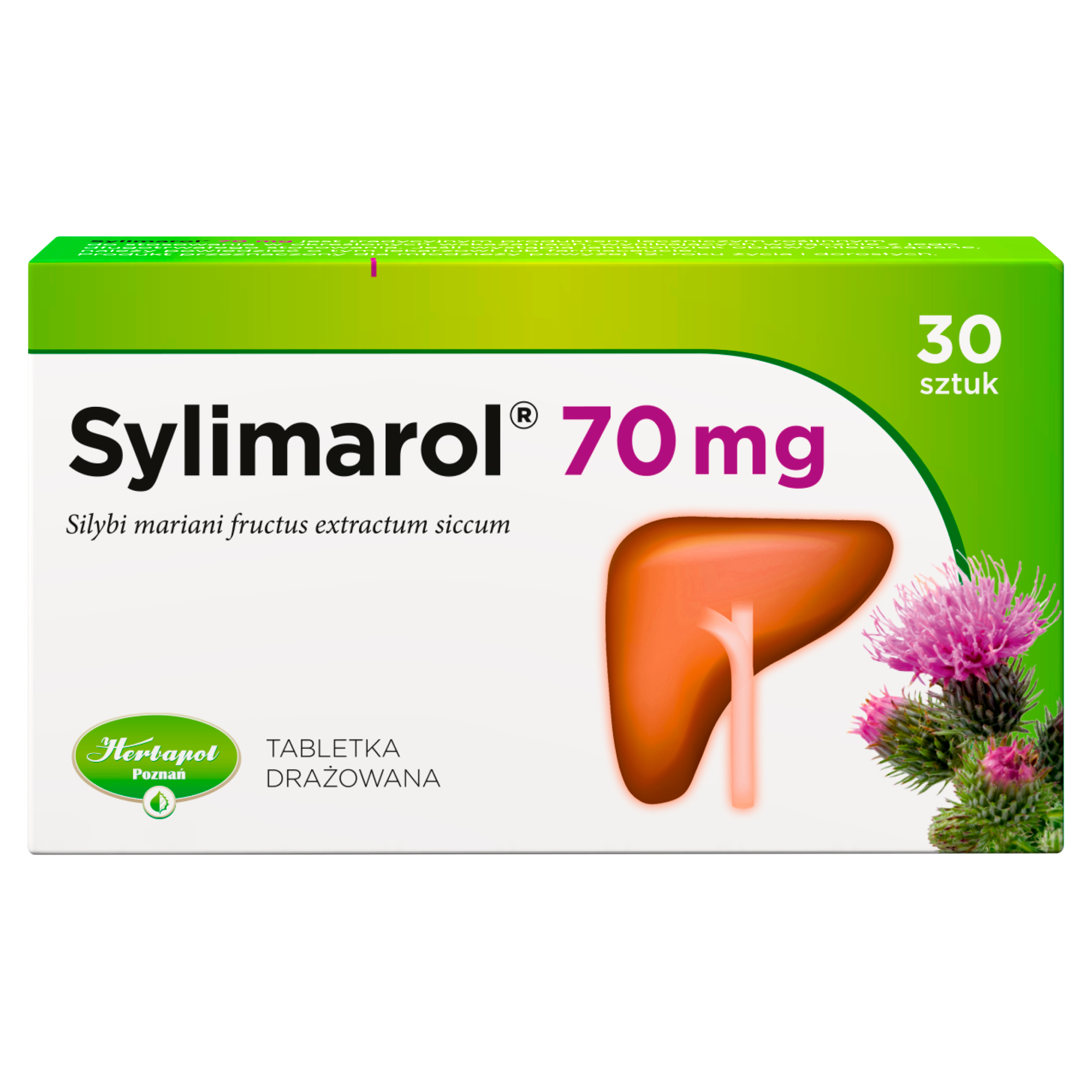 Sylimarol 70 mg 30 tabletek zdjęcie