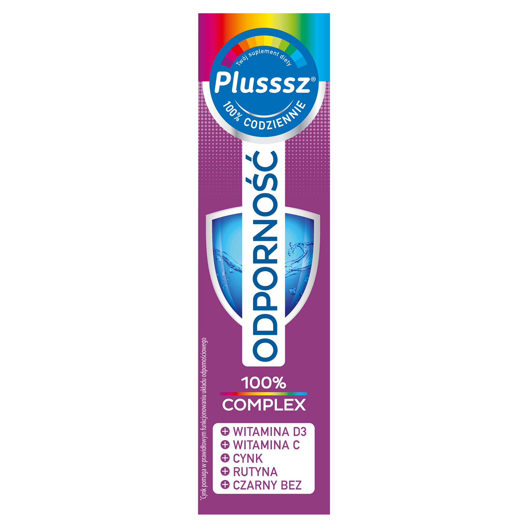 Plusssz Odporność 100% Complex - 20 tabl. - cena, opinie, stosowanie zdjęcie