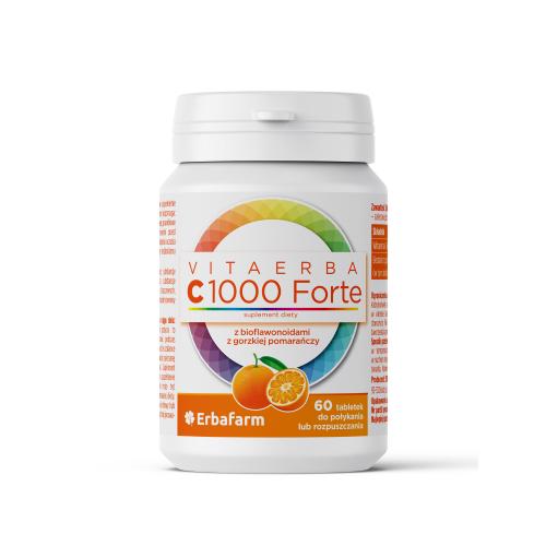 Erbafarm VitaErba C1000 Forte, 60 tabletek