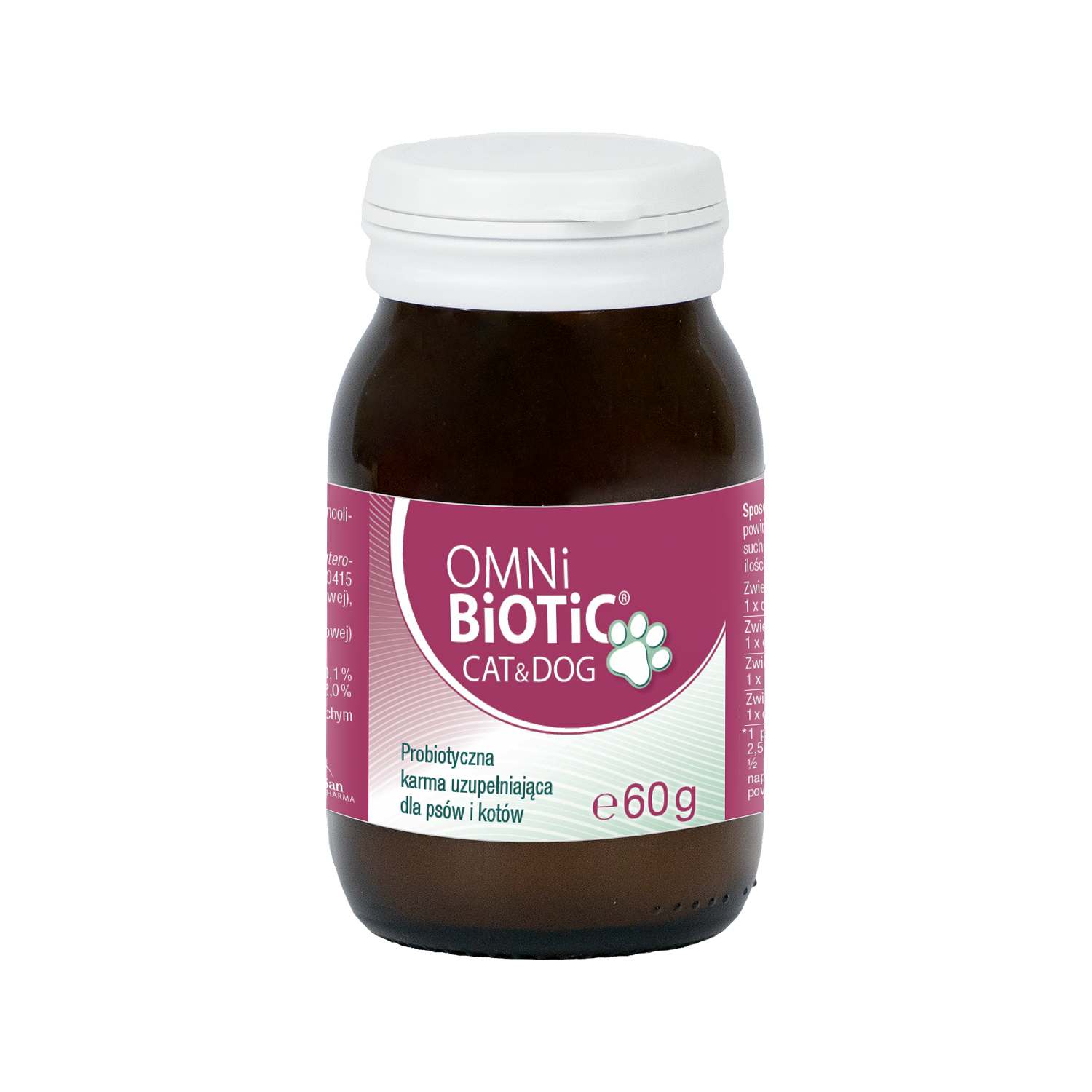 Omni-Biotic Cat&Dog, proszek, 60 g