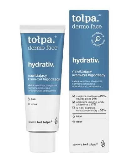 Tołpa Dermo Face Hydrativ  hialuronowy krem-żel nawilżający na noc 40 ml zdjęcie