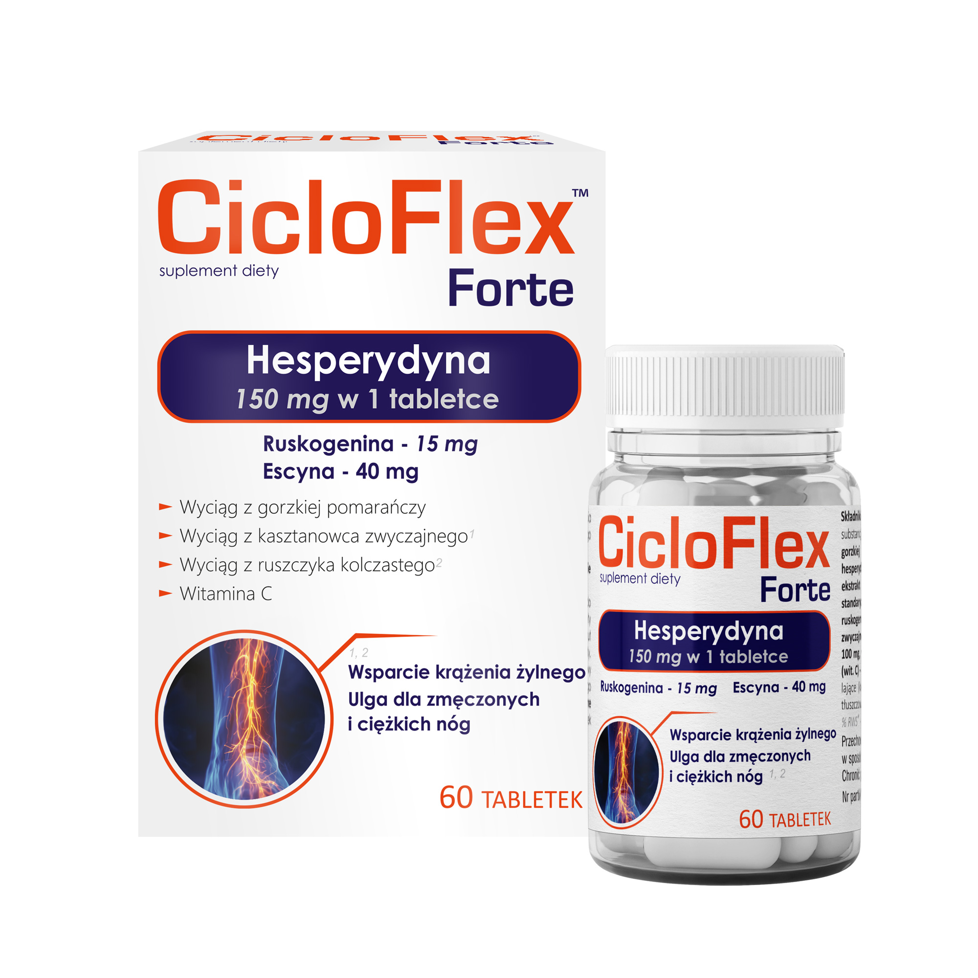 CicloFlex Forte, 60 tabletek zdjęcie