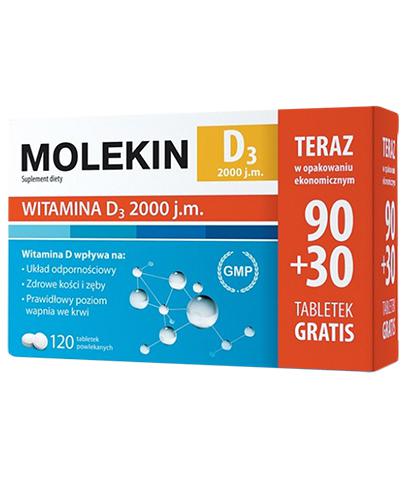 MOLEKIN D3 2000, 120 tabletek zdjęcie