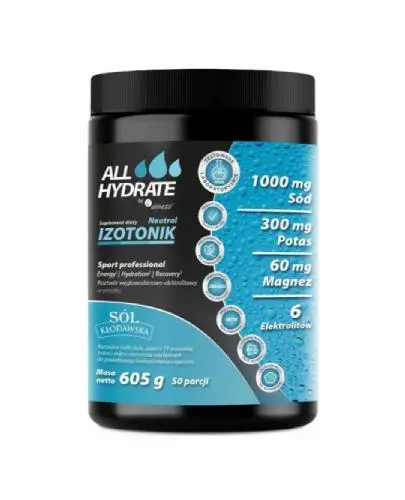 Aliness AllHydrate, Izotonik neutral, 605 g zdjęcie