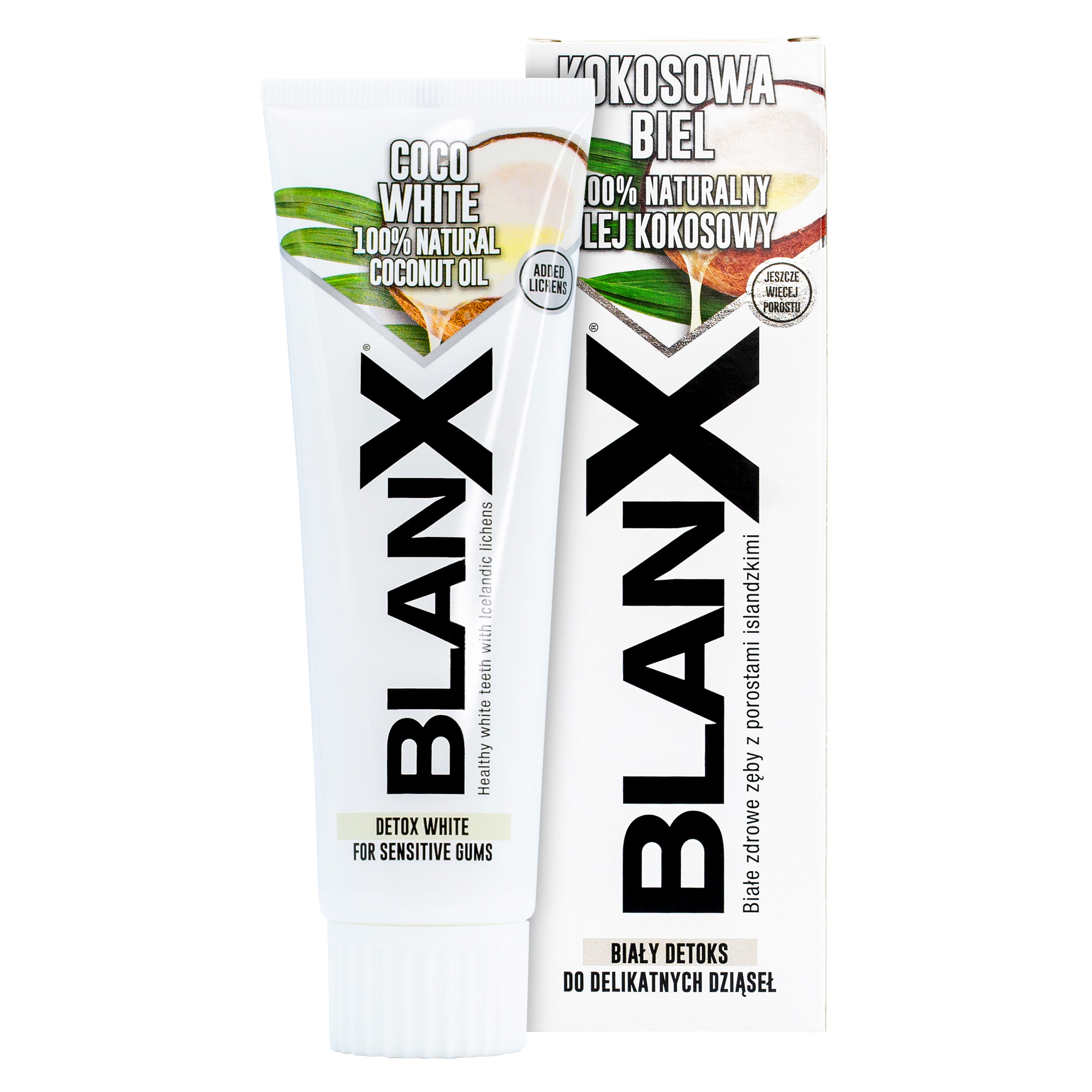 BlanX Coco White wybielająca pasta do zębów z olejem kokosowym 75 ml zdjęcie