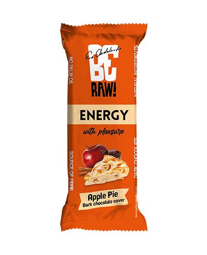 BeRAW! Energy Baton energetyczny Apple Pie, szarlotka, gorzka czekolada, 40 g zdjęcie
